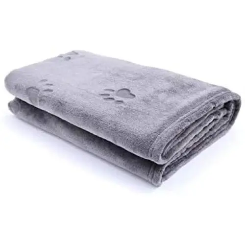 YINXUE 2 Pack Soft Pet Flannel Blanket with Cute 3D Paw Design, 30'' x 40'' Warm Dog Cat Sleep Mat Bed Cover YINXUE 2 Pack Soft Pet Flannel Blanket with Cute 3D Paw Design, 30'' x 40'' Warm Dog Cat Sleep Mat Bed Cover