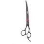 ShearsDirect Curved Titanium Shear with Gem Stone Tension and Ergonomic Handle Design Case Included Scissors, 8.5'', Black ShearsDirect Curved Titanium Shear with Gem Stone Tension and Ergonomic Handle Design Case Included Scissors, 8.5'', Black