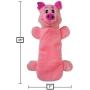 SmartPetLove - Tender Tuffs - Water Bottle Cruncher with Puncture Resistant Squeaker - Pig Bottle Cover Dog Toy