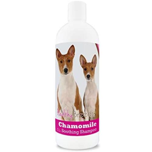Healthy Breeds Chamomile Dog Shampoo & Conditioner with Oatmeal & Aloe for Basenji - OVER 200 BREEDS - 8 oz - Gentle for Dry Itchy Skin - Safe with Flea and Tick Topicals