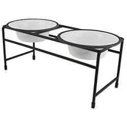 Platinum Pets Double Diner Feeder with Stainless Steel