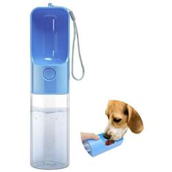 Esing Dog Water Bottles for Walking Pet Portable Drinking Bottle Puppy Travel Bowl Dispenser Doggie Kettle Kittens Feeding Cup 15oz