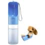 Esing Dog Water Bottles for Walking Pet Portable Drinking Bottle Puppy Travel Bowl Dispenser Doggie Kettle Kittens Feeding Cup 15oz