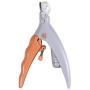 Hido Illuminated Pet Nail Clipper with LED Light, 5X Magnification Dogs Nail Scissor, Safe Cats Nail Trimmer Claw Care Grooming Tool, Professional Nail Trapper for Small Medium Large Animals, Orange