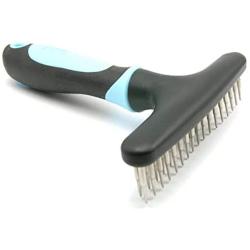 XCSSKG Pet Fur Knot Cutter Remove Rake Grooming Shedding Brush Comb Rake Dog Cat Long Short Hair Metal Blade