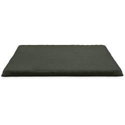 Furhaven Pet Dog Bed - Terry 2-Inch Orthopedic Step-On Mat Foam Mattress Pad Pet Bed with Removable Cover for Dogs and Cats, Forest, Large