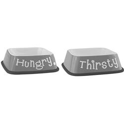 Bone Dry Hungry & Thirsty Pet Bowl