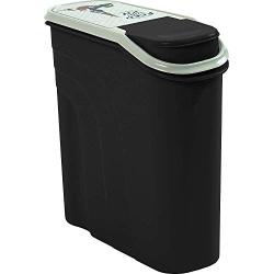 Rotho Filo Pet Food Container 6 L Plastic (PP) Anthracite with PET Feed with Joy Motif 6 litres (28 x 12 x 28 cm)