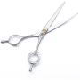 Dream Reach Dog Hair Grooming Curved Scissor Shear Delicate Screw Lightweight Japan 440C Stainless Steel for Professional Pet Groomer