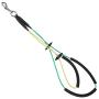 Dog Grooming Loop, 17.7in / 21.7in Dual No-Sit Haunch Holder Cat Grooming Stainless Steel Wire Safety Rope Restraint Noose for Pet Grooming Table Arm Bath Tub