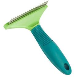 Vibrant Life Dog Undercoat RAKE De-Shed Tool All Coat Types • Stainless Steel