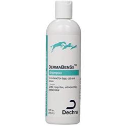 Dechra DermaBenSs Shampoo for Dogs, Cats & Horses (12oz) - Gentle, Soap-Free, Antiseborrheic and Antimicrobial (1810011)