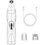 HIPIPET Dog Nail Grinder Electric Pet Nail Trimmer Rechargeable Quiet Upgraded 2-Speed Painless Paw Grooming for Large Medium Small Dogs and Cats