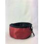 Close Out Item Red Pets Foldable Bowl/Easy to Carry Out