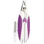 Dog Nail Trimmer,Dog Nail File,Dog Nail Clippers with Safety Guard,Professional Pet Nail Clippers Stainless Steel Grooming Tool, Anti-Slip Handles for Small Large Breeds