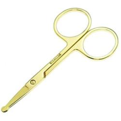 Yutoner 3.5 Inch Silent Pet Grooming Tiny Safety Scissors for Cats & Dogs - Quiet Alternative to Electric Clippers for Sensitive Pets