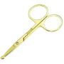 Yutoner 3.5 Inch Silent Pet Grooming Tiny Safety Scissors for Cats & Dogs - Quiet Alternative to Electric Clippers for Sensitive Pets