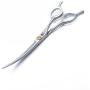 Dream Reach Dog Hair Grooming Curved Scissor Shear Delicate Screw Lightweight Japan 440C Stainless Steel for Professional Pet Groomer