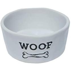 Dog Pet Ceramic Bowls and Durable Ceramic Food Bowls | Wet, Dry Food, and Water | Available in Sizes, Measures 5.1'' Dia x 2.0'' H, 1.0 Pound | Small