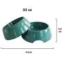 American Pet Supplies Dog Bowls, Set of 2 Eco Friendly Non Skid Bamboo Bowls for Puppies and Dogs, 32oz Each, Pacific Blue American Pet Supplies Dog Bowls, Set of 2 Eco Friendly Non Skid Bamboo Bowls for Puppies and Dogs, 32oz Each, Pacific Blue