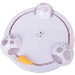 Pet Cats Interactive Turntable Mice for Indoor Kittens Automatic Electric Mice Catch Toy Pet Toys for Small Cats Kittens Playing for Boredom Cat Electronic Turntable 1PC