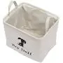 Geyecete Linen Storage Basket Bin Chest Organizer - Perfect for Organizing Dog Apparel & Accessories Storage, Dog Shirts, Dog Coats, Dog Toys, Dog Clothing, Dog Dresses, Gift Baskets-White Geyecete Linen Storage Basket Bin Chest Organizer - Perfect for Organizing Dog Apparel & Accessories Storage, Dog Shirts, Dog Coats, Dog Toys, Dog Clothing, Dog Dresses, Gift Baskets-White
