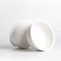 SAsagi Bamboo Porcelain Double Cat Bowl,Dog Cat Food Water Container Premium Double Feeder for Cats Dogs Pets