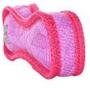 VIP Products TUDFJR-B-T-PP Tuff Jr. Bone Tiger Pink Pet Toys