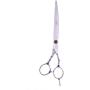 ShearsDirect Japanese 440C Stainless Steel Shear with Curved Off Set Handle Design, 8-Inch