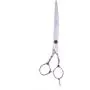 ShearsDirect Japanese 440C Stainless Steel Shear with Curved Off Set Handle Design, 8-Inch ShearsDirect Japanese 440C Stainless Steel Shear with Curved Off Set Handle Design, 8-Inch