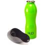H2O4K9, Dog Water Bottle and Travel Bowl, 25-Ounce, Treefrog Green