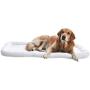 Amazon Basics Faux-Sherpa Padded Bolster Pet Bed