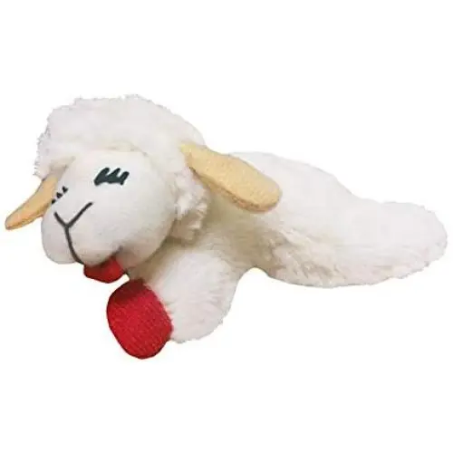 Multipet Lamb Chop Cat Toy 4 in Multipet Lamb Chop Cat Toy 4 in