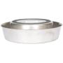 Iconic Pet 32 oz/ 4 Cup Anti Ant Stainless Steel Non Skid Pet Food/Water Bowl - Noise Free Ant Resistant Dog/Cat Feeding Bowl with Unique Design & Rubber Base Makes It an Elegant Ant Proof Dish