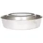 Iconic Pet 16 oz/ 2 Cup Anti Ant Stainless Steel Non Skid Pet Food/Water Bowl - Noise Free Ant Resistant Dog/Cat Feeding Bowl with Unique Design & Rubber Base Makes It an Elegant Ant Proof Dish