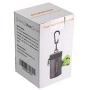 simpletome Dog Waste Bag Dispenser for Leash Belt Waterproof 1680D Oxford YKK Zipper (Grey)