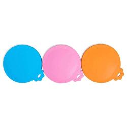 SACRONS-Can Covers/3 Pack/Universal Silicone Food Can Lid Cover for Pet Food/Fits Most Standard Size Dog and Cat Can Tops