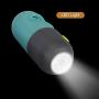 Potaroma LED Flashlight Dog Poop Bag Dispenser with 7 Rolls of Pet Waste Bags, Doggie Poop Bags Distributor Holder with Leash Hook and 3 Extra LR44 Batteries