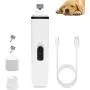 Dog Nail Grinder, Electric Rechargeable Pet Nail Trimmer, Quiet Painless Paws Claw Care Grooming Smoothing for Small Medium Large Dogs Cats White (2020 Upgraded) Dog Nail Grinder, Electric Rechargeable Pet Nail Trimmer, Quiet Painless Paws Claw Care Grooming Smoothing for Small Medium Large Dogs Cats White (2020 Upgraded)