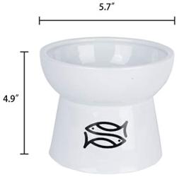 Vencer Raised Cat Food/Water Bowl (High-Capacity),VCB-002