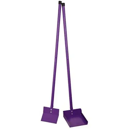 Clean Go Pet Sanitary Dog Poop Scoop Shovel, Foldable, Easy Storage, Purple