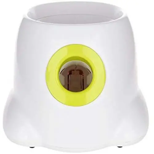 Automatic Pet Ball Launcher, Dog Toy Interactive Timing Tennis Throwing Machine, for Training and Playing, Mini Style 3 Balls Included Automatic Pet Ball Launcher, Dog Toy Interactive Timing Tennis Throwing Machine, for Training and Playing, Mini Style 3 Balls Included