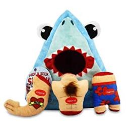 Bow Wow Dog Toy, Shark Hide & Seek, Taco Plush Dog Toy, Pet Set Teeth