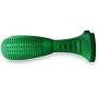 Dog Toothbrush Stick, Dog Toothbrush, Dental Oral Care Brushing Stick Natural Flexible Durable Rubber Bite Resistant Chew Toys for Pet Dogs Teeth Cleaning Protection (10-40 lbs) Green