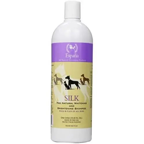 Espana Silk ESP0315DC Specially Formulated Silk Pro Whitening and Brightening Shampoo for Dogs and Cats Espana Silk ESP0315DC Specially Formulated Silk Pro Whitening and Brightening Shampoo for Dogs and Cats