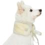 Blueberry Pet 3 Colors Soft & Comfy Faux Fur Dog Scarfs with Princess-Like Diamonds