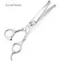 iSeaFly Dog Grooming Kit, Safety Round Tip, Heavy Duty Stainless Steel, 5 in 1 Cat Dog Grooming Scissors Set, Best Pet Grooming Shears for Full Body