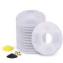 Decdeal Cat Water Fountain Filters Replacement Filters with Resin and Active Carbon for Flower Fountain Cat Water Fountain Water Dispenser