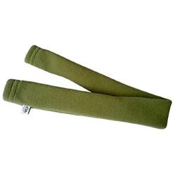 Eco-Pup Dog Harness Strap Cover - Padding to Prevent rubbing, Made of Recycled Polyester Fleece, Large/18 Long, Green