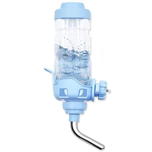 Vannon [2021 Upgrade Version] Dog Water Dispenser for Cage 20 oz / 600ml BPA Free Pet Auto Feeding Water Bottle Leakproof Dog Water Bottle for Dogs & Cats Nozzle Diameter: 12mm